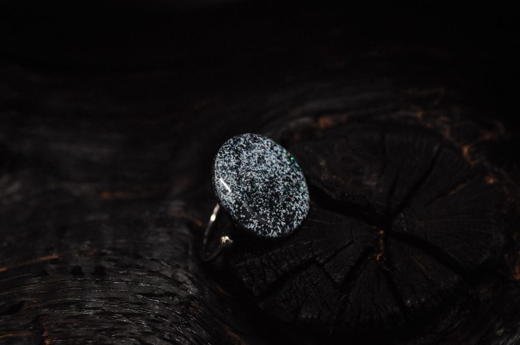 Speckled Series - Celestial Spark -  Round Ring