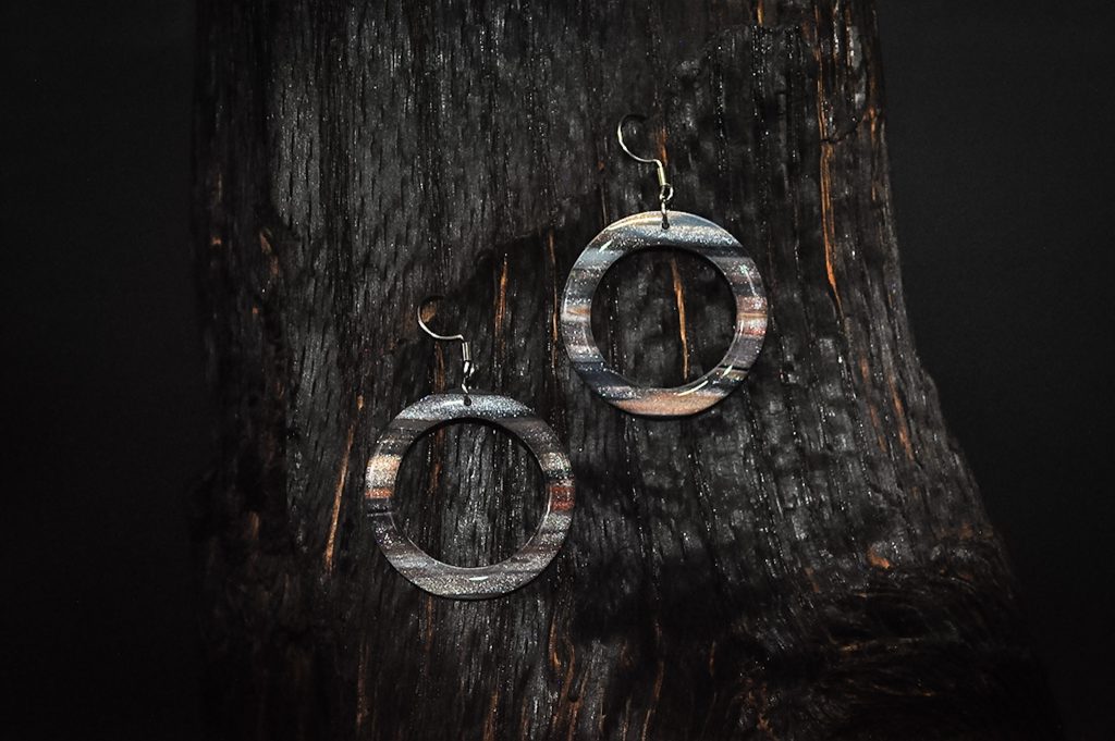 Shoreline Series - Dangle Hoops Earrings - Medium