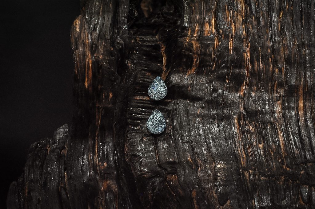Speckled Series - Celestial Spark - Teardrop Stud Earrings