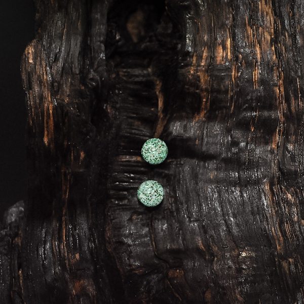Speckled Series - Verdigris Vine - Stud Earrings