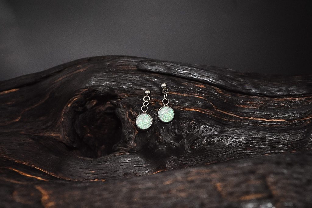 The Cobbled Curios - Ethereal path - Dangle Earrings