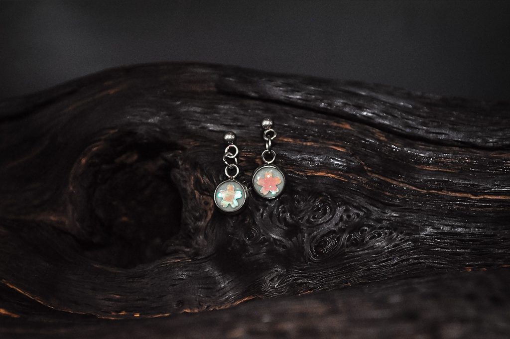 The Cobbled Curios - First Bud - Dangle Earrings