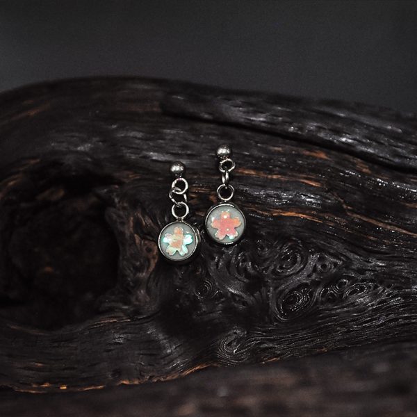 The Cobbled Curios - First Bud - Dangle Earrings