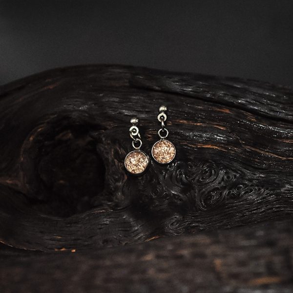The Cobbled Curios - Gilded Path - Dangle Earrings
